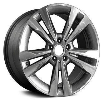 Replace® - Double 5-Spoke Charcoal with Machined Face 18x8.5 Alloy Factory Wheel - Remanufactured