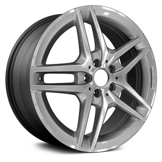 Replace® - Double 5-Spoke Machined and Charcoal Silver 18x9 Alloy Factory Wheel - Remanufactured
