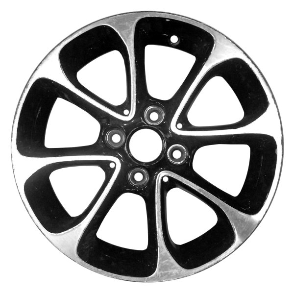 Replace® - 15 x 5 8-Spoke Painted Gloss Black Alloy Factory Wheel (Remanufactured)