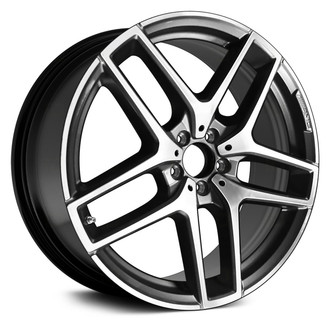 Replace® - Double 5-Spoke Medium Charcoal with Machined Face 21x10 Alloy Factory Wheel - Remanufactured