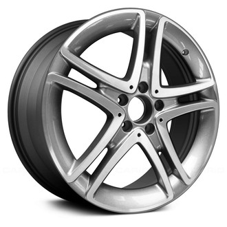 Replace® - Double 5-Spoke Charcoal with Machined Face 18x8 Alloy Factory Wheel - Remanufactured