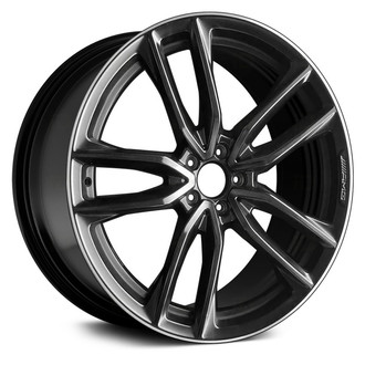 Replace® - Double 5-Spoke Black 20x9 Alloy Factory Wheel - Remanufactured