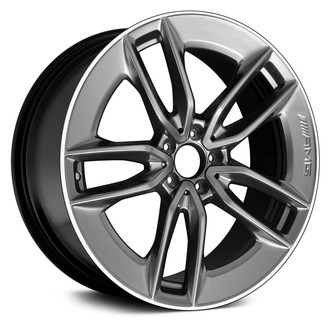 Replace® - Double 5-Spoke Black 20x8 Alloy Factory Wheel - Remanufactured