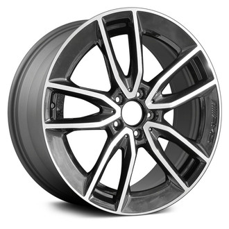 Replace® - Double 5-Spoke Machined Medium Charcoal 19x7.5 Alloy Factory Wheel - Remanufactured