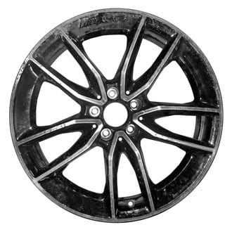 Replace® - Double 5-Spoke Black with Machined Face 19x8.5 Alloy Factory Wheel - Remanufactured