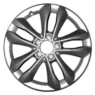 Replace® - Double 5-Spoke Sparkle Silver Metallic 17x7 Alloy Factory Wheel - Remanufactured
