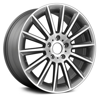 Replace® - 14-Spoke Machined Medium Charcoal 20x8.5 Alloy Factory Wheel - Remanufactured