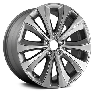 Replace® - 10-Spoke Machined Charcoal Metallic 19x8 Alloy Factory Wheel - Remanufactured