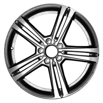 Replace® - Double 5-Spoke Medium Charcoal Metallic with Machined Face 18x8 Alloy Factory Wheel - Remanufactured