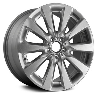 Replace® - 10-Spoke Medium Charcoal with Egg Matte Clear 19x8 Alloy Factory Wheel - Remanufactured