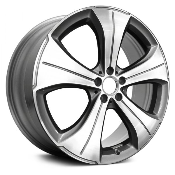 Replace® - 21 x 10 5-Spoke Machined and Silver Alloy Factory Wheel (Factory Take Off)