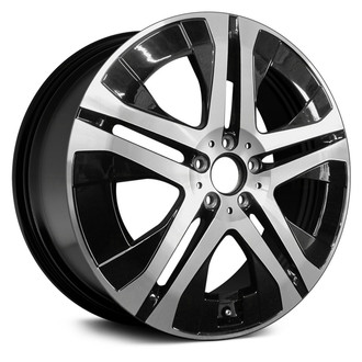 Replace® - Double 5-Spoke Black 20x8.5 Alloy Factory Wheel - Remanufactured