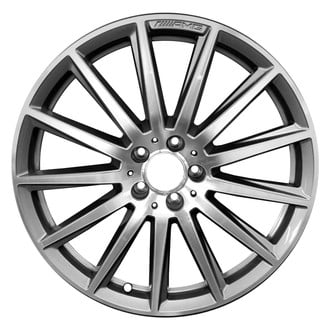 Replace® - 13 I-Spoke Medium Charcoal with Machined Face 20x8 Alloy Factory Wheel - Remanufactured