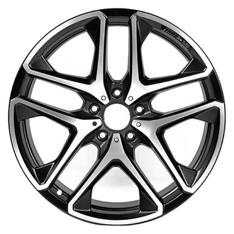 Replace® - Double 5-Spoke Machined Black Matte 21x10 Alloy Factory Wheel - Remanufactured