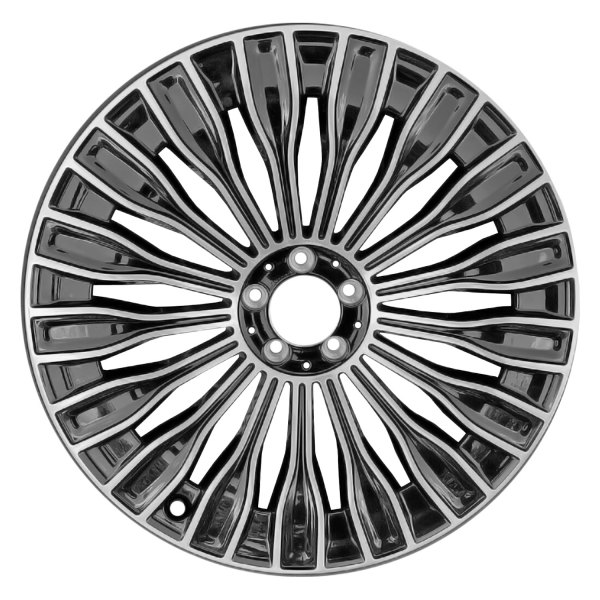 Replace® - 21 x 9 17-Spoke Polished Gloss Black Alloy Factory Wheel (Remanufactured)