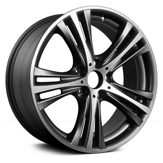 Replace® - Triple 5-Spoke Charcoal with Machined Face 19x8 Alloy Factory Wheel - Remanufactured