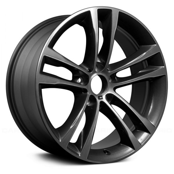 Replace® - 19 x 8 Double 5-Spoke Charcoal with Machined Face Alloy Factory Wheel (Remanufactured)