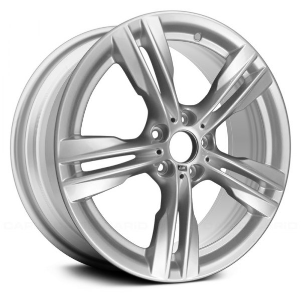 Replace® - 19 x 9 Double 5-Spoke Bright Silver Metallic Alloy Factory Wheel (Remanufactured)