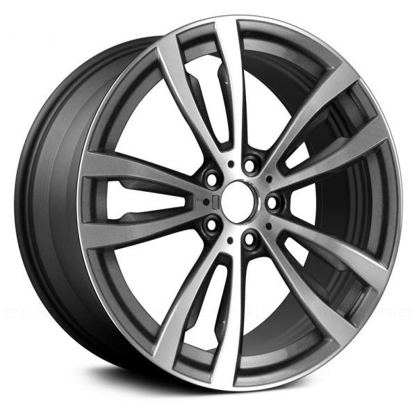 Replace® - 20 x 10 Double 5-Spoke Charcoal Alloy Factory Wheel (Remanufactured)