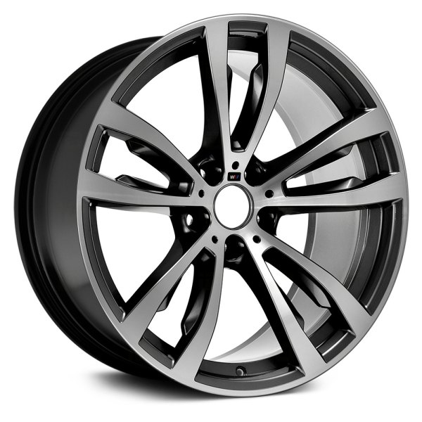 Replace® - 20 x 11 Double 5-Spoke Black Alloy Factory Wheel (Remanufactured)