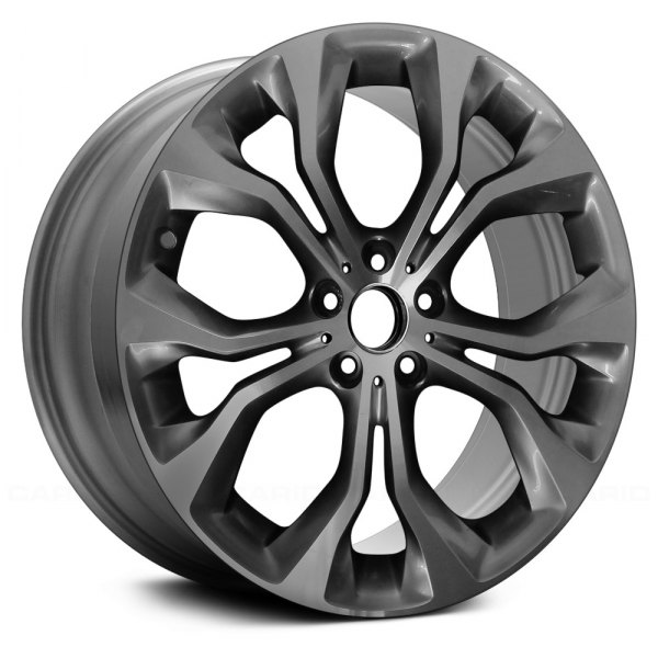 Replace® - 20 x 11 5 V-Spoke Medium Charcoal with Machined Face Alloy Factory Wheel (Factory Take Off)