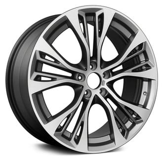 Replace® - Multi 5-Spoke Dark Charcoal with Machined Face 21x10 Alloy Factory Wheel - Remanufactured