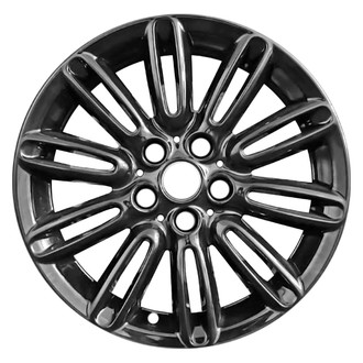 Replace® - 10 Double I-Spoke Painted Gloss Black 17x7 Alloy Factory Wheel - Remanufactured