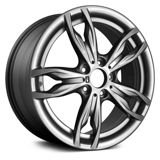 Replace® - Double 5-Spoke Dark Charcoal 18x7.5 Alloy Factory Wheel - Remanufactured