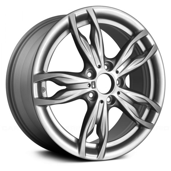 Replace® - 18 x 7.5 Double 5-Spoke Medium Charcoal Alloy Factory Wheel (Remanufactured)