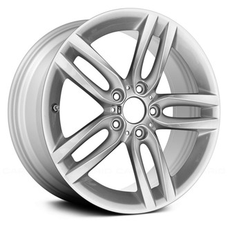 Replace® - Double 5-Spoke Bright Silver Metallic 18x8 Alloy Factory Wheel - Remanufactured