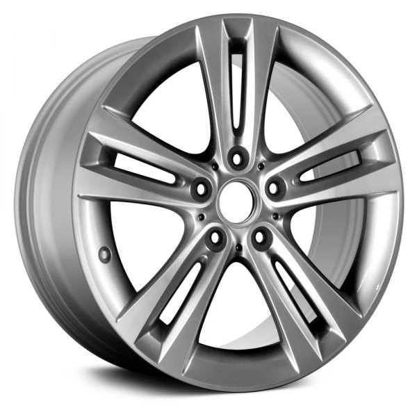 Replace® - 18 x 8.5 Double 5-Spoke Silver Alloy Factory Wheel (Remanufactured)