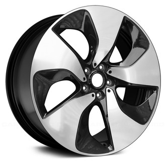Replace® - 5 Spiral-Spoke Polished with Black Pockets 20x7 Alloy Factory Wheel - Remanufactured