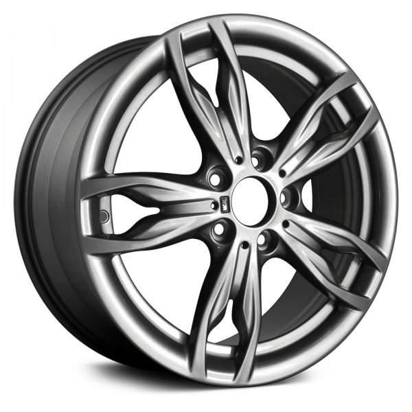 Replace® - 19 x 8 Double 5-Spoke Machined and Dark Charcoal Alloy Factory Wheel (Remanufactured)
