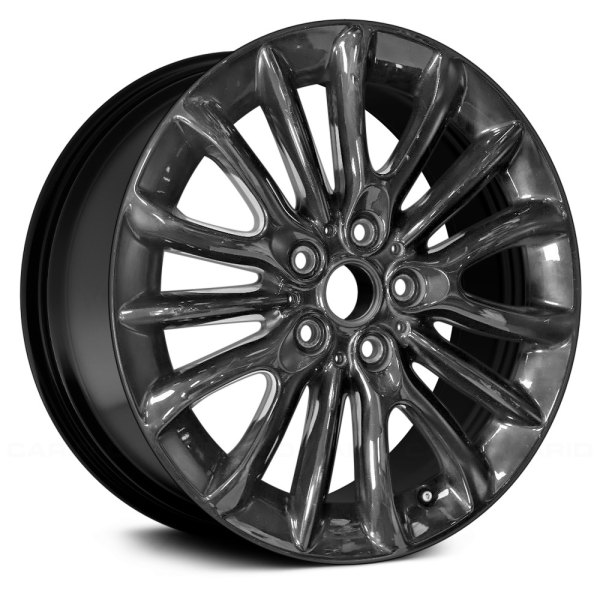 Replace® - 17 x 7.5 15 Alternating-Spoke Gloss Black Alloy Factory Wheel (Remanufactured)