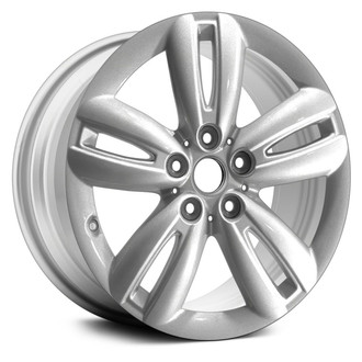 Replace® - Double 5-Spoke Silver 17x7 Alloy Factory Wheel - Remanufactured