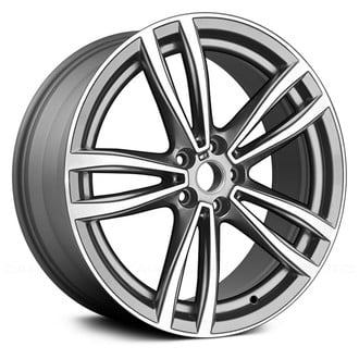 Replace® - Double 5-Spoke Medium Silver Metallic with Machined Face 19x8.5 Alloy Factory Wheel - Remanufactured