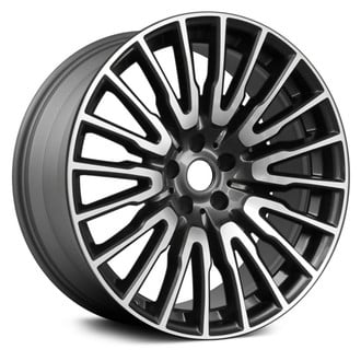 Replace® - 10 V-Spoke Charcoal Metallic with Machined Face 21x8.5 Alloy Factory Wheel - Remanufactured