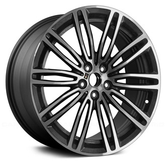 Replace® - 10 Double I-Spoke Dark Charcoal with Machined Face 19x8 Alloy Factory Wheel - Remanufactured