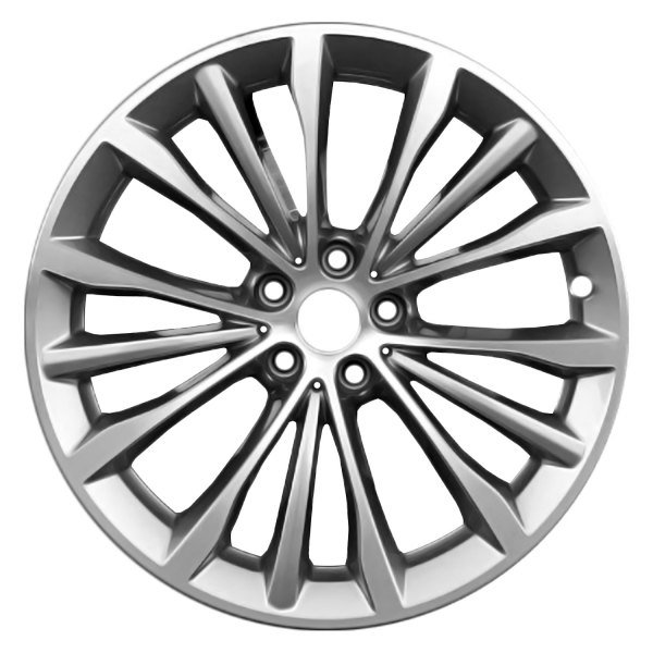 Replace® - 19 x 8 15 I-Spoke Medium Silver with Machined Face Alloy Factory Wheel (Remanufactured)