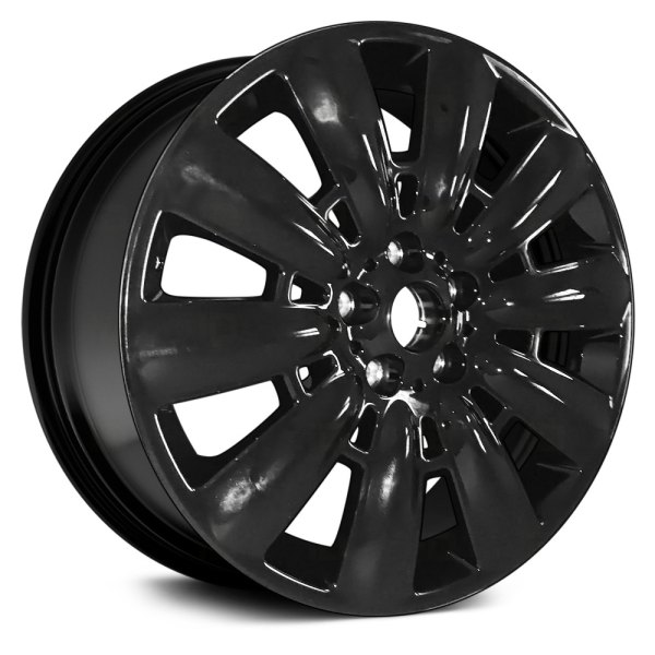 Replace® - 17 x 7.5 10 I-Spoke Black Alloy Factory Wheel (Remanufactured)