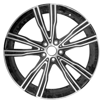 Replace® - Double 5-Spoke Machined Black 20x8 Alloy Factory Wheel - Remanufactured