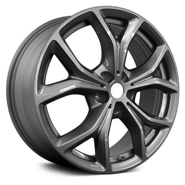 Replace® - 19 x 9 5 Y-Spoke Charcoal Metallic with Machined Face Alloy Factory Wheel (Remanufactured)