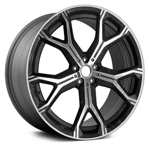 Replace® - 21 x 9.5 5 Y-Spoke Charcoal Metallic with Machined Face Alloy Factory Wheel (Remanufactured)
