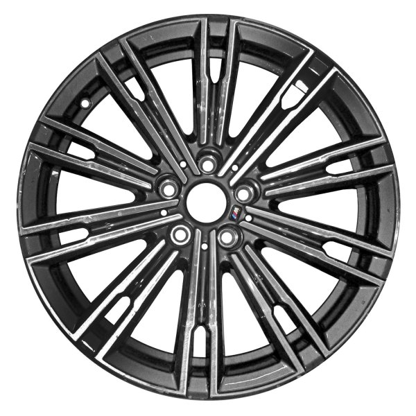 Replace® - 18 x 7.5 10 Split-Spoke Dark Charcoal Metallic with Machined Face Alloy Factory Wheel (Remanufactured)