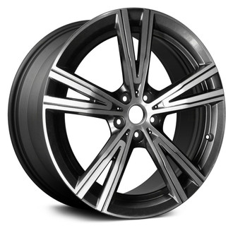 Replace® - 5 Split-Spoke Machined Dark Chawrcoal Matte 19x8 Alloy Factory Wheel - Remanufactured