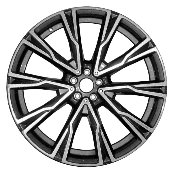 Replace® - 22 x 9.5 10 I-Spoke Dark Charcoal Metallic with Machined Face Alloy Factory Wheel (Factory Take Off)