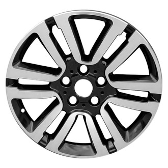 Replace® - 12 I-Spoke Machined Gloss Black 17x7 Alloy Factory Wheel - Remanufactured