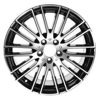 Replace® - 10 Split-Spoke Machined Gloss Black 18x7.5 Alloy Factory Wheel - Remanufactured