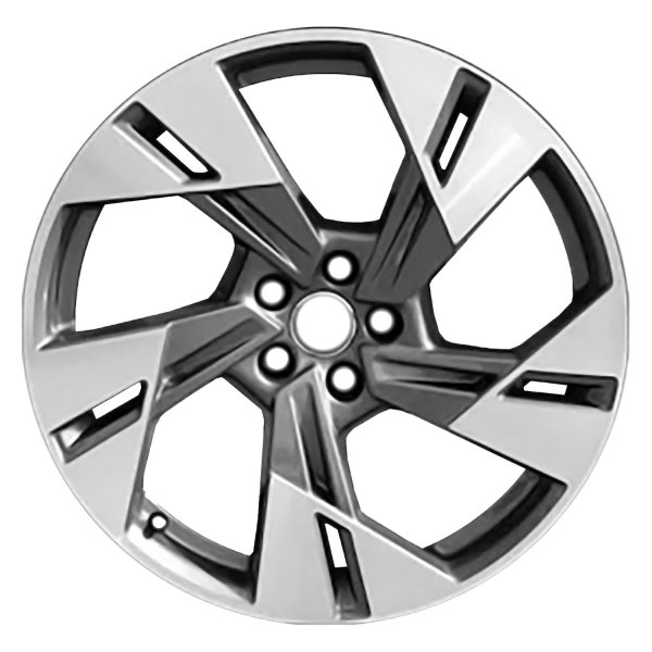 Replace® - 20 x 9 5 Split-Spoke Medium Charcoal with Machined Face Alloy Factory Wheel (Remanufactured)