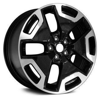Replace® - 10-Slot Black 18x7 Alloy Factory Wheel - Remanufactured